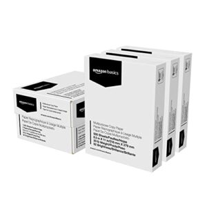 Amazon Basics Multipurpose Copy Printer Paper – White, 8.5 x 11 Inches, 3 Ream Case (1,500 Sheets)