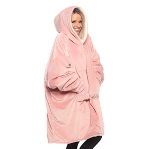 THE COMFY ORIGINAL | Oversized Microfiber & Sherpa Wearable Blanket, Seen On Shark Tank One Size Fits All